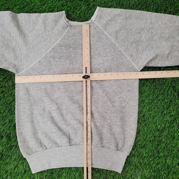 Vintage Virginia Raglan Sweatshirt Womens Medium 19x22 Gray - Picture 3 of 10